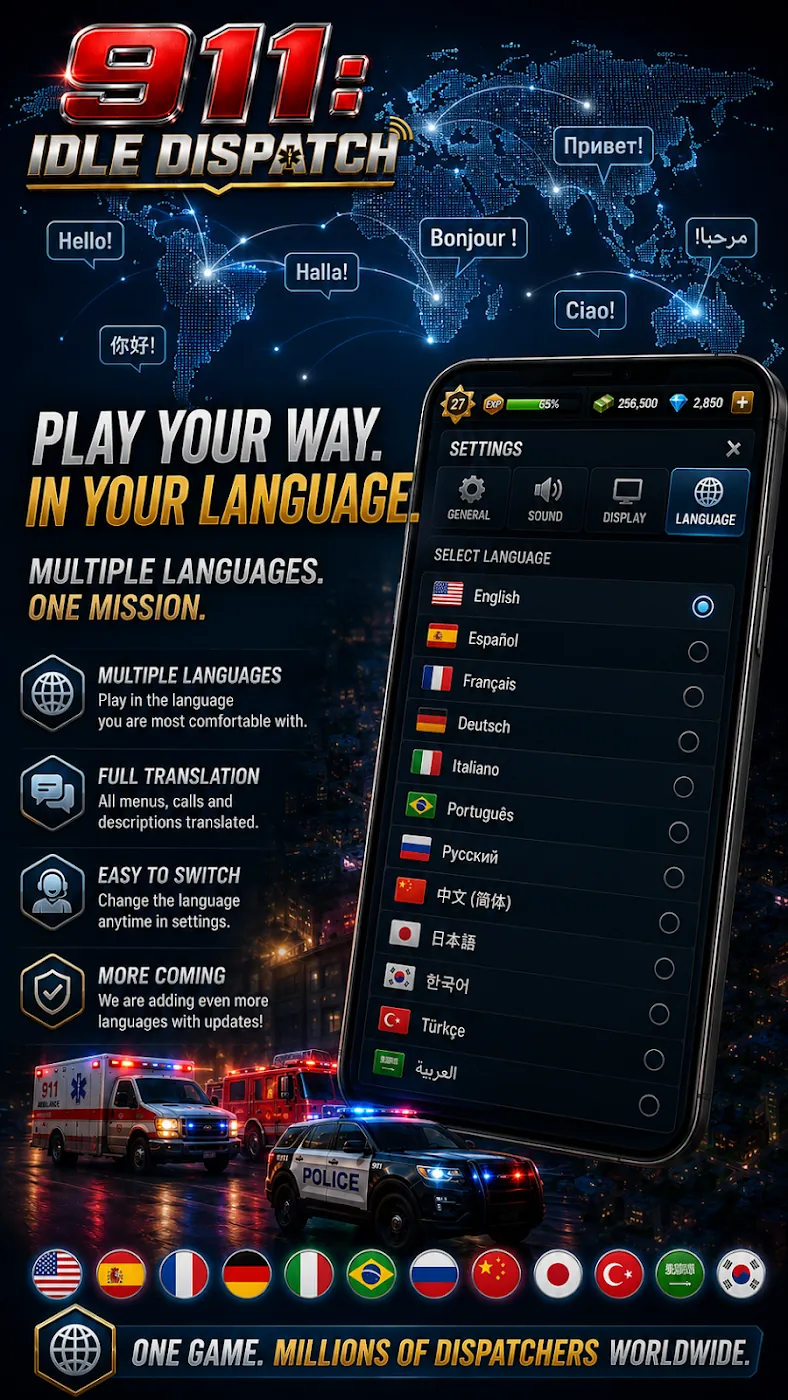 Play your way, in your language